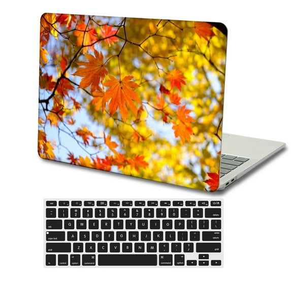 KSK KAISHEK Hard Case Cover Compatible MacBook Pro 16" 2020 2019 A2141 + Black Keyboard Cover, Plants series 0480