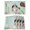 Teal, variant on Easter Bunny Placemats Set of 4, Colorful Eggs Cute Rabbit Purple Wooden Plank Placemats for Dining Table, Place Mats for Kitchen Tabletop, Waterproof Wipeable Dining Table Mats Set