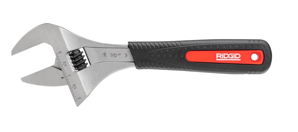 Ridgid 10 Inch Super Wide Capacity Slim Jaw Adjustable Wrench