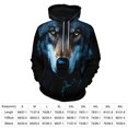 thumbnail image 2 of Tigers Wolves Zebras Animals 3D Print Hoodie Men Women Autumn Thin Pullover Sweatshirt Vintage Streetwear Tops, 2 of 6