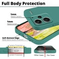 thumbnail image 5 of Compatible with Redmi Note 13 Pro Plus Case Silicone Liquid Dark Green, Soft Smooth Touch for Xiaomi Redmi Note 13 Pro+ Phone Case Silicone Shockproof Thin Cover (Dark Green), 5 of 14