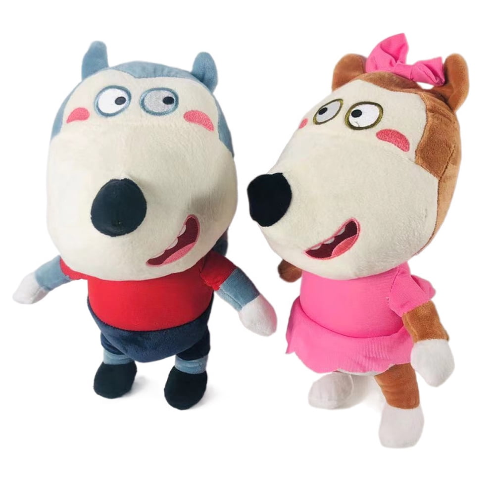 Plush Dolls set 30Cm Wolfoo Family Toys Cartoon Ie Lucy Soft