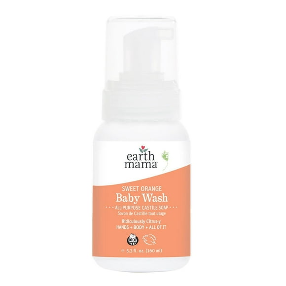 Savon de Castille végétal pour bébé Earth Mama à l'orange sucrée