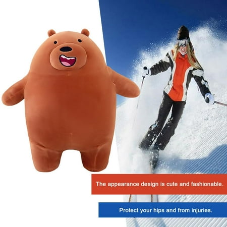 

Lacyie Skating Butt Knee Pads Snowboarding Skiing Hips Cushion Cute Bear Cartoon Adult Children Soft Thick Shock-Proof Hip Protection Pad awesome