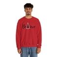 thumbnail image 3 of Believe Christmas Tree Design Unisex Heavy Blend™ Crewneck Sweatshirt, 3 of 5