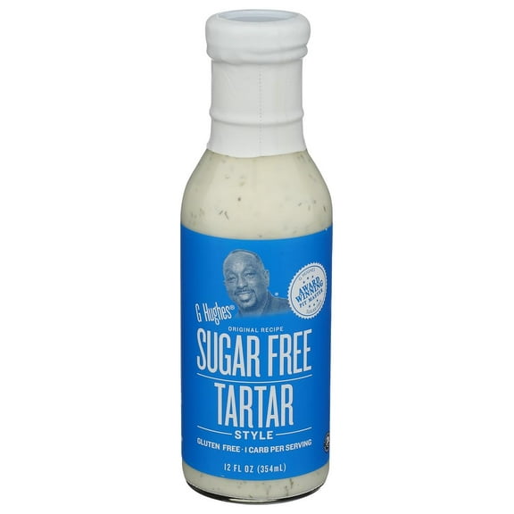 (Pack of 6) G Hughes Tartar-Style Sauce Sugar-Free 12 Fo
