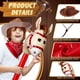 thumbnail image 3 of Set de disfraz de vaquero de Xtinmee con 36 piezas de gorro, bandana y caballo, 3 of 6