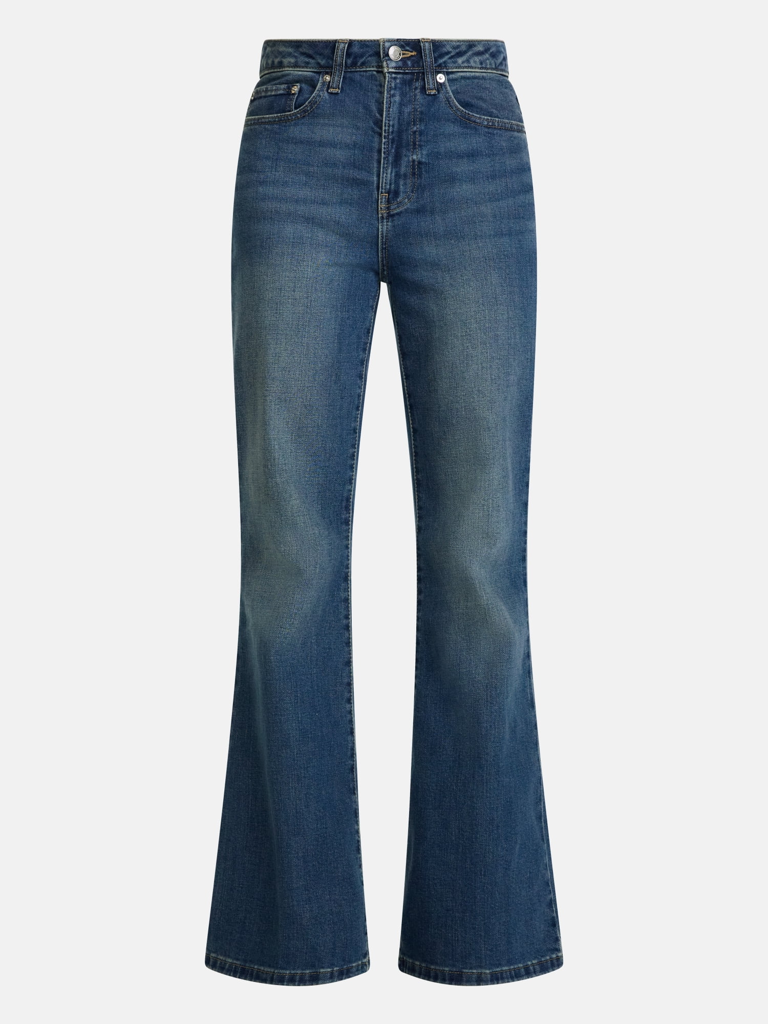 Scenario Women's High Rise Flare Denim Jeans, Sizes 0-20