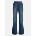 thumbnail image 5 of Scenario Women's High Rise Flare Denim Jeans, Sizes 0-20, 5 of 6