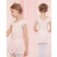 thumbnail image 4 of Emy Dola Girls Ruffle Sleeve Ballet Dance Dress Tutu Skirted Leotard For 3-10 Years Toddler Gymnastic Ballerina Tutu Dress Outfits, 4 of 6