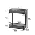 thumbnail image 2 of ONAIL Under Sink Organizer And Storage, 2 Tier Slide Out Sink Shelf Cabinet Storage Shelves, Under Sink Storage for Kitchen Bathroom, Under Counter Storage Organizer, 2 of 6