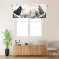 thumbnail image 2 of Wolf Valance Rod Pocket Window Curtain for Kitchen Winter Misty Forest Wildlife Safari Animal Hunting Theme Thermal Insulated Room Darkening Curtain for Dinning Room 54 by 18 in, 1 Panel, 2 of 6