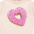 thumbnail image 3 of Inktastic Heart Shaped Donut with Pink Icing and Sprinkles Toddler Hoodie, 3 of 4