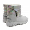 thumbnail image 5 of Hunter Boys Intrepid Reflective Camo Snow Boot, Patter Grey \ Rainbow,4 M US, 5 of 7