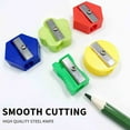 thumbnail image 3 of HBBKVI 25 Pcs Pencil Sharpener, Colorful Pencil Sharpener Portable Manual Pencil Sharpener for Office Supplies Random Color, 3 of 9