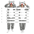thumbnail image 2 of Ruyang Kids Plush Hooded Jumpsuit Wolf Long Sleeve Jumpsuit Plush Dress Up Wear Fall Winter Clothes for Boys Girls, 2 of 8