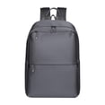 thumbnail image 1 of Bolso de mochila de la computadora portátil para el trabajo de uso diario de mochileros actividades al aire libre que citas Gris, 1 of 8