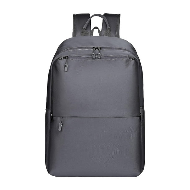 Mochila para portátil, organizador ligero, bolso de hombro transpirable para el trabajo en avión Gris