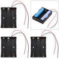 thumbnail image 3 of Kuymtek 3 Uds 3 Ranuras Plástico 18650 Baterías Estuche Protector Almacenamiento Con Pin Cable, 3 of 5