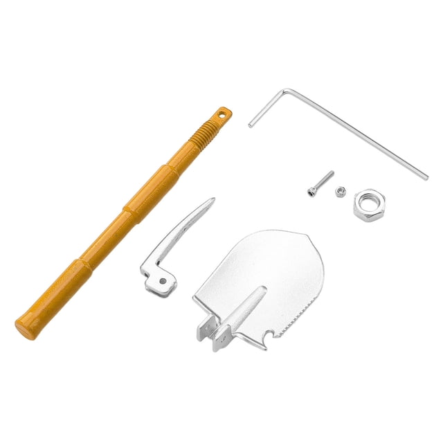 Aluminum Alloy Iron Adjustable RC Crawler Shovel Tool for RC Crawler Decoration Accessories, Crafted for Durability, Captivating Design, User Safety