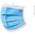 thumbnail image 2 of Traditional Loops Procedure Mask -Blue, 2 of 2