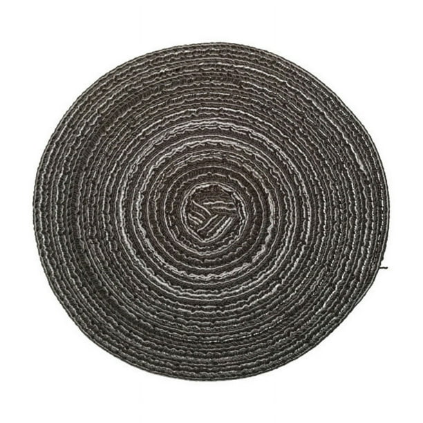 Manteles individuales de vinilo tejido para mesa de comedor, lavables y fáciles de limpiar. Juego de manteles individuales de plástico de polipropileno resistentes al calor para la cocina y la