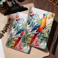 thumbnail image 5 of Spiral Notebook,College Ruled Journal,8.26" x 5.71" 50 Sheets/100 Pages,2 Pack - Colorful Parrot Perched on Exotic Tree Branch, 5 of 7