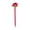 Hot Pink, variant on CaiTeLin Simulation Flower Ballpoint Pen, Cute Gift Pen with Rose Shaped Design and Festive Color Look, Creative Event Prop Writing Instrument for Holiday Party Desk Decor Use