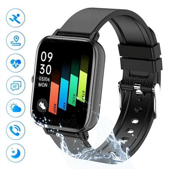 Smart Watch Touch Bluetooth Heart Rate Fitness Sport Waterproof For Android iOS