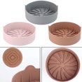 thumbnail image 2 of yeacher New Air Fryer Silicone Grill Pan Multifunctional Silicone Pad Instant Pot Accessories Round one 16cm gray, 2 of 4