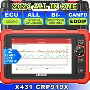 LAUNCH Scanner X431 CRP919X Car Diagnostic Scan Tool OBD2 Scanner ECU Coding, 31+ Service, Active Test, IMMO CAN FD/DoIP Upgraded of CRP909X