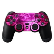 Skin Decal Wrap Compatible With Sony PlayStation DualShock 4 Controller Red Mystic Flames