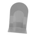 thumbnail image 1 of Estuche de libro con estante de 2 piezas Anti-s Sujetalibros adecuado para de la hogar en apariencia de L Gris DYNWAVEMX L sujetalibros en forma de, 1 of 6