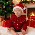thumbnail image 2 of Glisme Christmas Sweaters For Girl Round Neck Long Sleeve Knit Cardigan Xmas Pullovers Winter Wear Newborn Adorable Clothes, 2 of 9