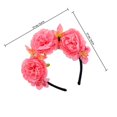 thumbnail image 2 of unbranded 3Ud Floral Rosa Con Peonías Artificiales Realistas Para De Bodas Y Fiestas, 2 of 8