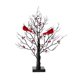 thumbnail image 1 of LED Light Up Red Bird Desktop Festival Tree, 1 of 5
