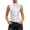 White, variant on Women's Casual Sleeveless Leather Vest Asymmetric Hem Tops Peplum Waist Zipper Neckline Party Club Night Out Fashion, Wine XXL
