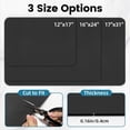 thumbnail image 2 of Tapete absorbente para secar platos PoYang, 60 x 40 cm, color negro, 2 of 9