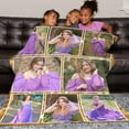 thumbnail image 6 of Personalized Picture Blankets with Family is Everything Custom Blanket with Picture for Mom Dad Grandpa Grandma Daughter Son Customized Throw Blankets for Thanksgiving Christmas, 6 of 6