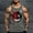 #36Dark Gray, variant on Men's Sleeveless Tank Mens Summer Printed Personalized Fashion Tank Tops Men Halloween Tank Top Cut Off Shirts