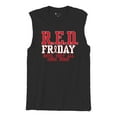 thumbnail image 5 of RED Friday Until They All Come Home Muscle Shirt Remember Everyone Deployed US Military Day American Patriot Men's, 5 of 7