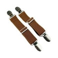 thumbnail image 3 of Sandalias de zuecos anchos y desmontables con correas elásticas para zapatos para hombre, zapatillas deslizantes anti-sueltos Marrón, 3 of 8