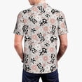 thumbnail image 2 of Polo Shirts for Men, Cow Print Cowboy Hat Boots Flower Cuteness Casual Mens Polo Shirts Short Sleeve Button Down Classic Mens Golf Polo Shirts, 2 of 7