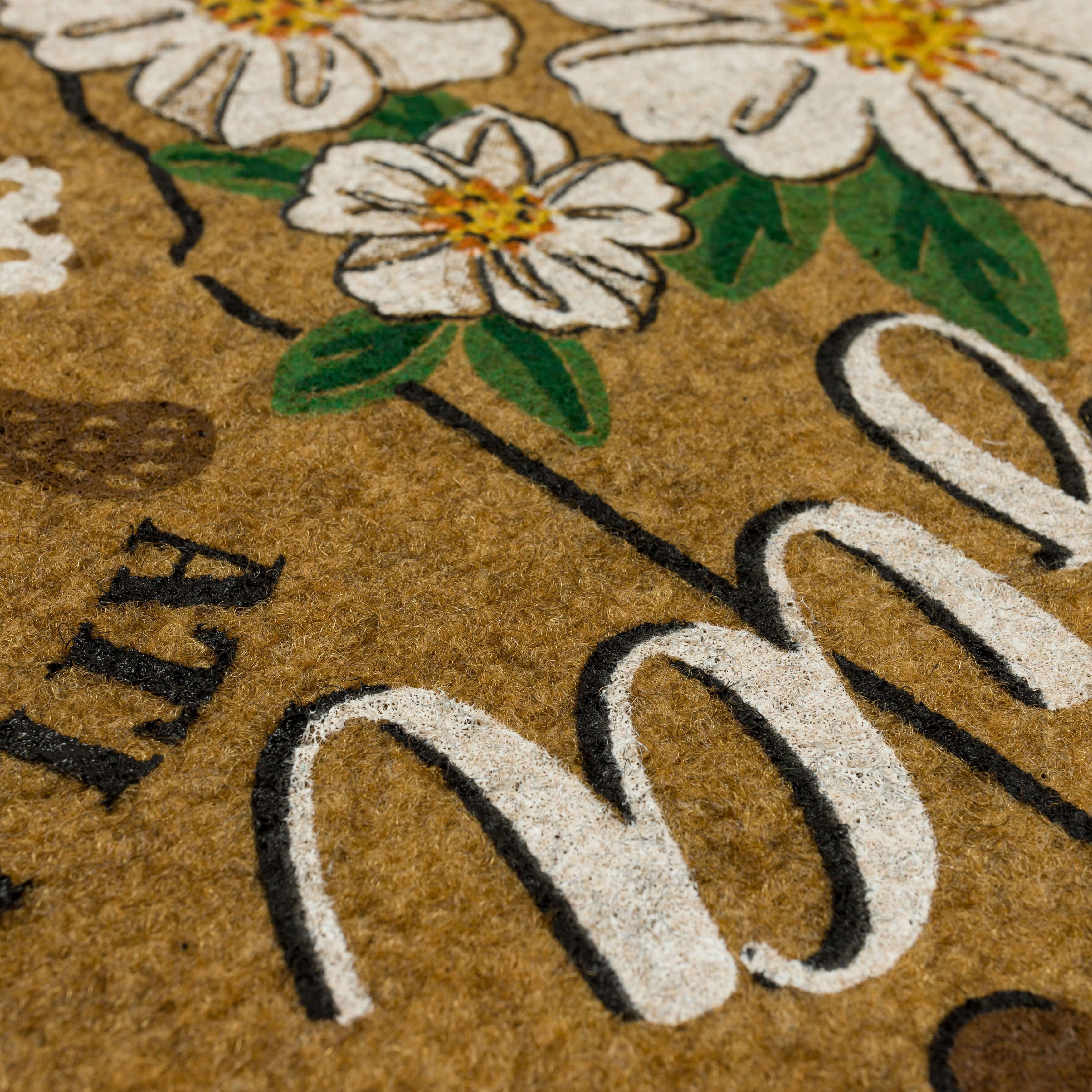 Mohawk Home Georgia Indoor/Outdoor All Weather Polyester Rubber Backed Rectangle Doormat, Tan, 18" x 30"