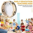 thumbnail image 6 of 6 Inches Early Education Teaching Aids Hand Tambourine Children Percussion Tambourine D mj4524, 6 of 7