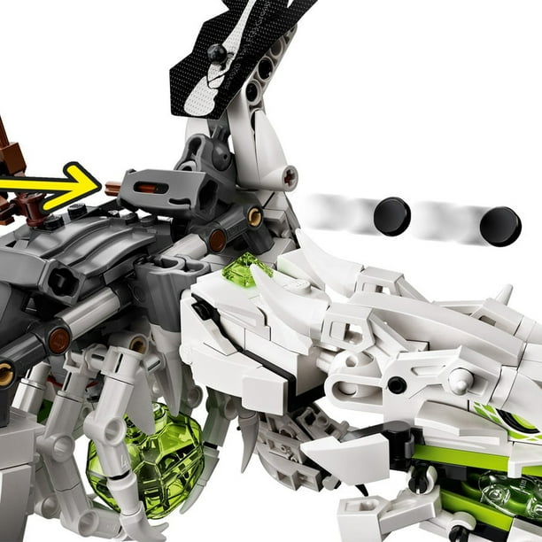LEGO 71721 NINJAGO Skull Sorcerers Dragon Building Set & Board