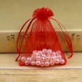 thumbnail image 1 of Bolsas de Organza con cordón, embalaje de joyería, regalo, Navidad, boda, cumpleaños, envío gratis, 5x7, 7x9, 9x12, 10x15cm, 500 unidades, 1 of 4