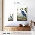 thumbnail image 4 of Elephant Stock Blue Heron Wall Art - Vertical Canvas Wall Art - Lobby Wall Decor - Animal Canvas - White And Brown Decor By Aimee Wilson - 8" x 12", 4 of 8