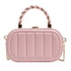thumbnail image 5 of Bolso bandolera con cadena para mujer, de piel sintética, estilo nupcial, para verano Rosa, 5 of 9