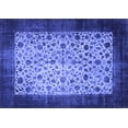 thumbnail image 1 of Ahgly Company Indoor Rectangle Persian Blue Bohemian Area Rugs, 2' x 4', 1 of 4